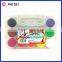 non-toxic tempera plastic box 12 types of paint colors