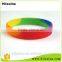 Custom 100% promotional custom silicone rubber bracelet