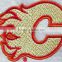 Customers' Requirements letter c with flames Garment 100% Embroidery Badges