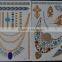 new OEM custom arabic tattoo flash /metallic temporary tattoo