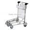 Hot selling airport shopping trolley, airport shopping cart, stainless steel airport trolley