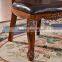 Foshan shunde furniture antique wood leather dining chairs