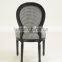 Black finish color Solid beech wood Hotel chair /Round Upholstered Side Chair(CH-211-1)