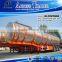 45000 liters aluminium petrol tanker semi trailer /3 axle aluminum fuel tanks for sale