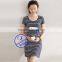 100 cotton korea summer fashion yarn dyed casual dress