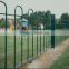 Vertical Bar Fencing/Iron Steel Solid Bar Fence with Bow Top
