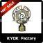 KYOK windows design curtain rod accessories cheap price curtain rod finials ,Rustic chrome curtain rod finials