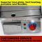 Mini flat cast iron griddle portable stainless steel electric teppanyaki griddle