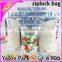 Yason clear pvc zipper bag zip seal bag plastic ziplock food bag