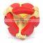 2015 Hot Sale Wooden IQ Intelligent Puzzle Magic Puzzle Kongming Lock Brain Teaser Model Number GAD1110