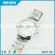 Simple design stainless steel strap alloy case japan movement wirst watch