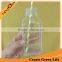 Beautiful Empty Square Glass Bottle For Milk With Lids 12oz
