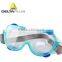 Clear Polycarbonate Goggles 4 Ventilator Woven Elastic Strap