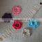 ladies winter crochet headband with flower