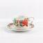 High quality ceramic cup and saucers cup and saucer flower pot