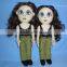 Soft toy style girls doll customized stuffed cartoon character plush toys(SGS audited)