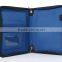Waterproof Chief blue color genuine leather cover for notebook