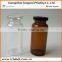 Professional design amber glass chemical glass bottle