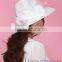 New White Woman Church Kentucky Derby Wedding Party Sinamay Dress Hat