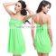 Women Strapless One Piece Bathing Wrapped Cover Up Swimwear Beach Dress Bikini                        
                                                Quality Choice