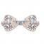 wholesale boho chic tiara noiva alloy plated gold pearl butterfly hairpins for women girls tiara