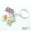 2015 hot sale promotional souvenir keychain state name /new zealand metal keychain of metal craft