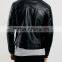 BLACK MAN FAUX LEATHER BIKER JACKET