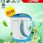 plastic electric kettle yellow and white color
