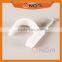 Plastic Square Cable Clips With Steel Nail/Flat Cable Wall Holder Clip 14mm