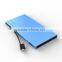 X-M50 Quick Charge Ultra Slim Bulit in Cables 5000mAh Power Bank Mobile Charger With Li-Polymer Cell for Samsung