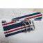 high quality 2 piece zulu band watch nylon strap