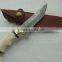 OEM Fixed Blade Knife Type and Camel bone Handle Material damascus hunter knife