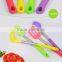 Hot Sale High Quality Colourful 8-Piece Stainless Steel Handle Silicone Kitchen Tools,Cooking Utensil