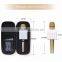 High-fidelity mini bluetooth karaoke microphone speaker inteligent echo adjustment