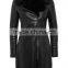 fashion Women's leather coats black