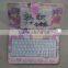 leather case with keyboard for 7 inch tablet pc