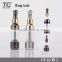Hottest rebuildable wickless best king tank e pipe atomizer