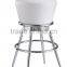 TB metal unique round round counter stool white new bar stool