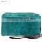 WESTERN TOP ZIP CLOSURE RHINESTONE BUCKLE WALLETS