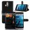 Manufacturer Wholesale Flip Magnetic wallet leather case with card slots For ZTE Axon pro lowest price