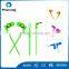 Top Quality Flat Cable Metal Earphone with Mic