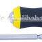PH0/PH1/PH2 50 cr-v steel screwdriver/Philips/ slotted double end adjustable screwdriver with rubber handle