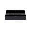 2 slot black acrylic hotel supplies storage box