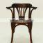 Wooden Design Coffee Shop Arm Chair