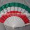 Hot Selling National Flag Shape Customize Promotional Gift Hand Fan