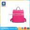 New nylon backpack girl schoolbag / purple nylon backpack