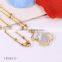 China top wholesale fashionable teddy bear shell gold long chain necklace