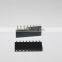 2.54mm single row straight Female header 8 pin