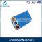 HDPE flat style thicker jacket outdoor fiber optic cable microduct