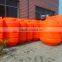 MDPE floats for dredging hdpe pipe in marine/river project